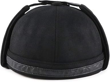 Pilot Beanie Hat Adjustable Leather 