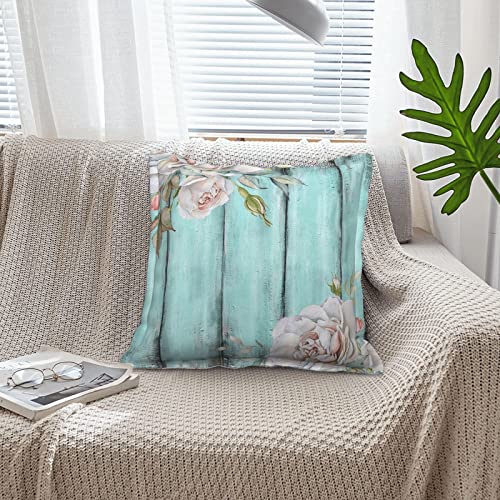 Housse de coussin en cuir synthétique bleu sarcelle, la solution antitache pour canapé - 8