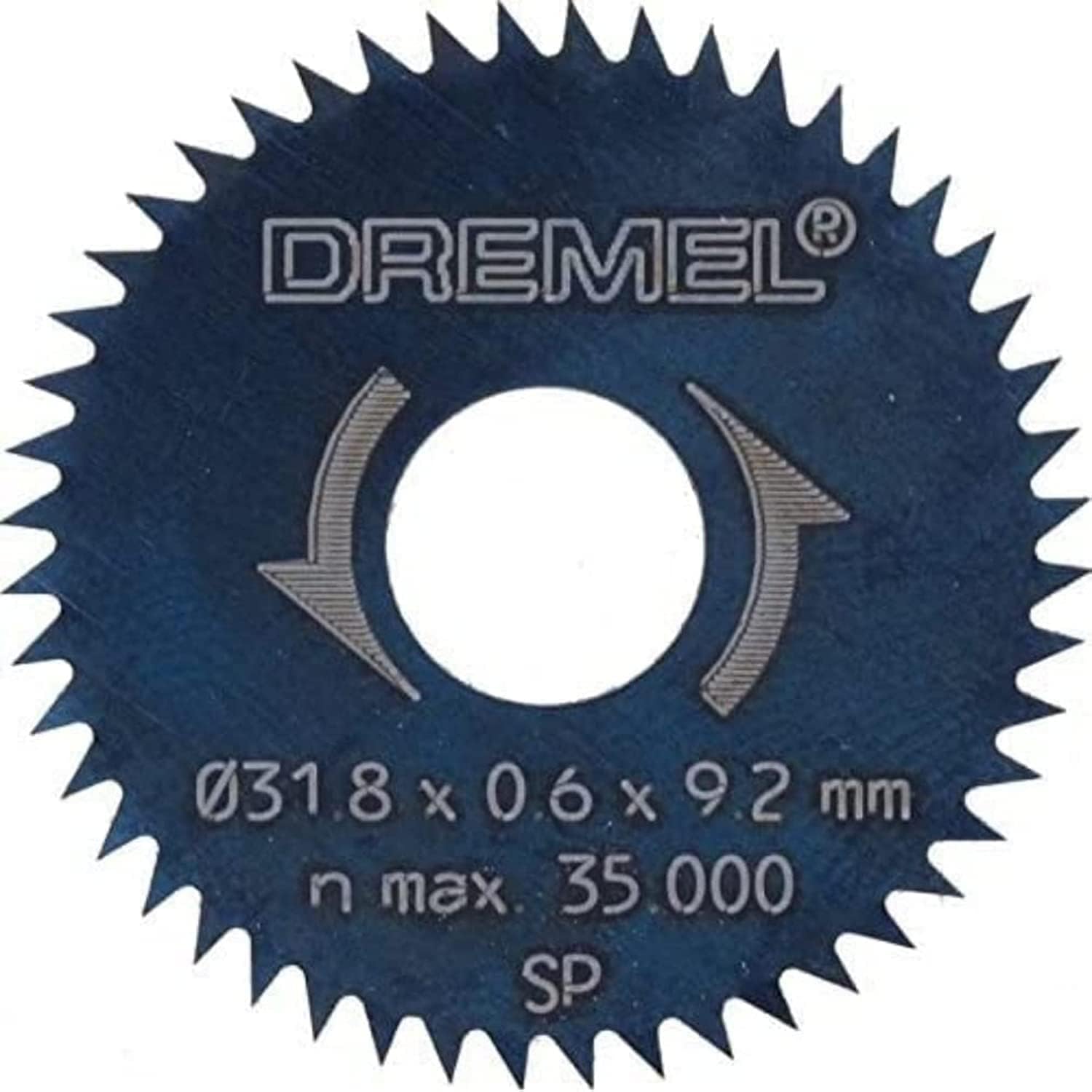 546 Rip & Cross Cut Blade, 1 Rotary Tool Cutting Disc for Cutting Wood and Laminate, Working Diameter 31.8 mm, Maximum Cutting Depth 6.4 mm