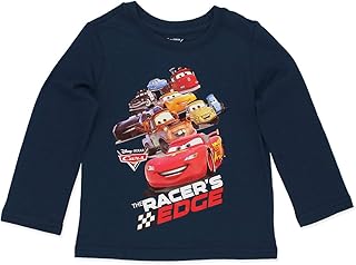 Disney Cars Rayo McQueen - Camiseta de manga larga para niño