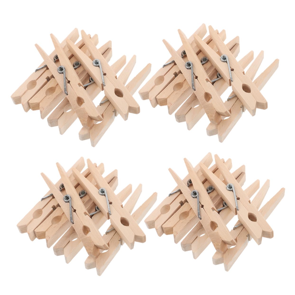 GLEAVI 150 Pezzi Mollette in Riutilizzabili per Bucato Mini Clip Resistenti per Vestiti per Calze Asciugamani e Protezione Delicata
