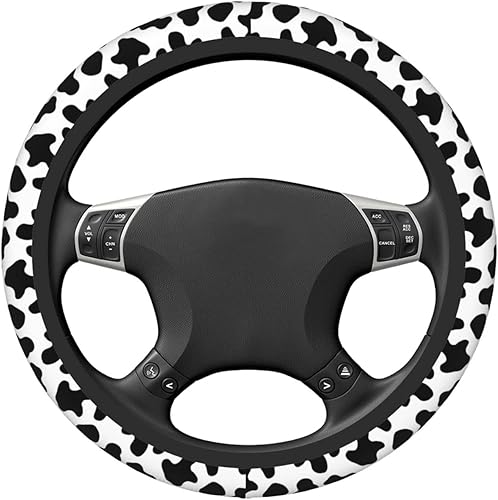 Miniatura 10 de Funda universal para volante de automóvil, diseño de mandala bohemio, 15 pulgadas, accesorios de protección para interiores