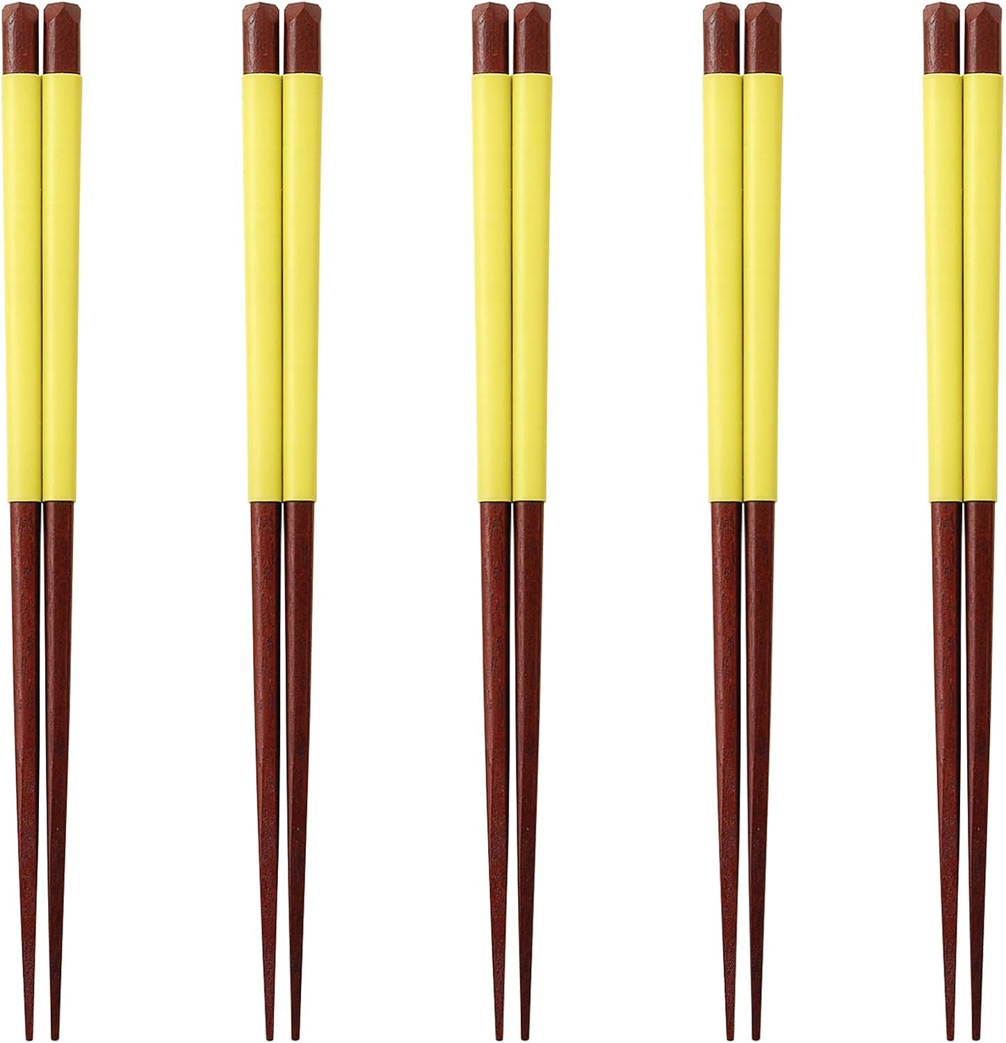 J-kitchens PID590227 Japanese Chopsticks, Set of 5 Pairs, Material: Wood, Chopsticks, Made in Japan