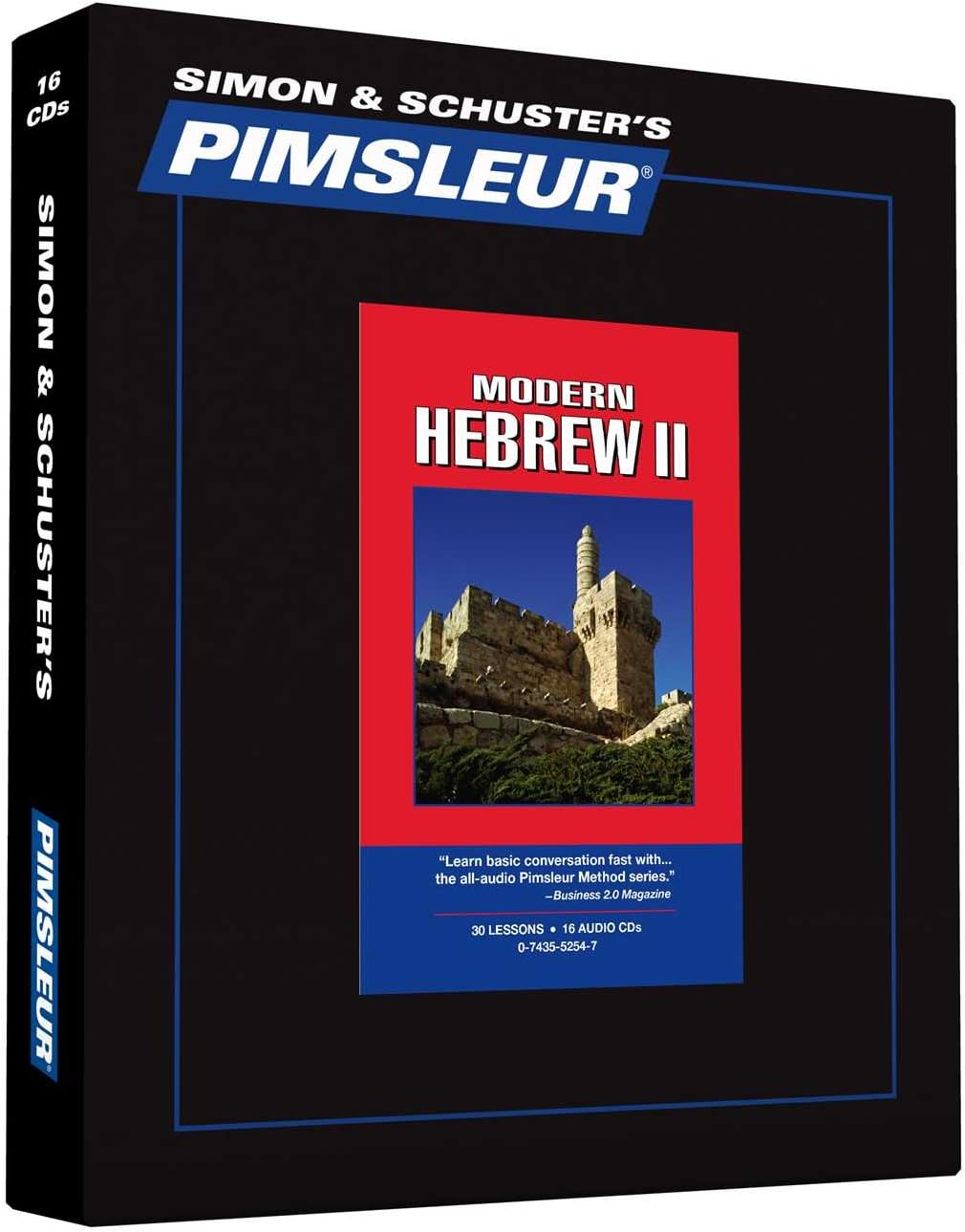Pimsleur Hebrew Level 2 CD: Learn to Speak and Understand Hebrew with Pimsleur Language Programs (2) (Comprehensive)