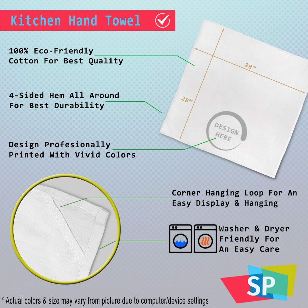 Custom Decor Flour Kitchen Towels Friendship Isn't Big Thing It's Million Little Inspiration & Motivation Friendship Cleaning Supplies Dish Towels Personalized Text Here