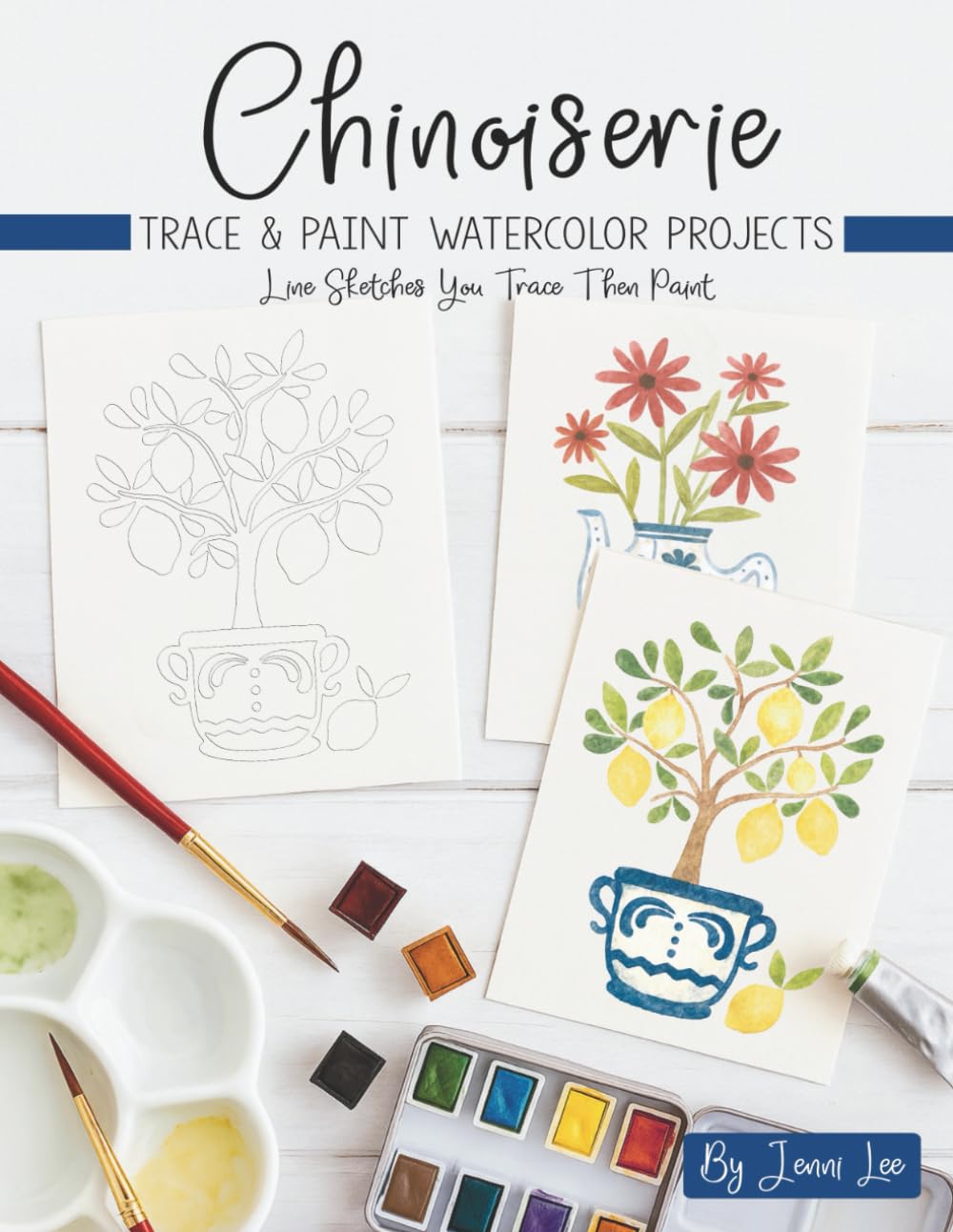 Chinoiserie: Trace and Paint Watercolor Projects (Watercolor Trace and Paint Projects)