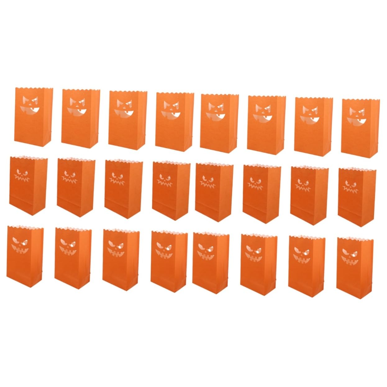 Sacs papier lanternes Halloween Lurrose pour créer une ambiance effrayante