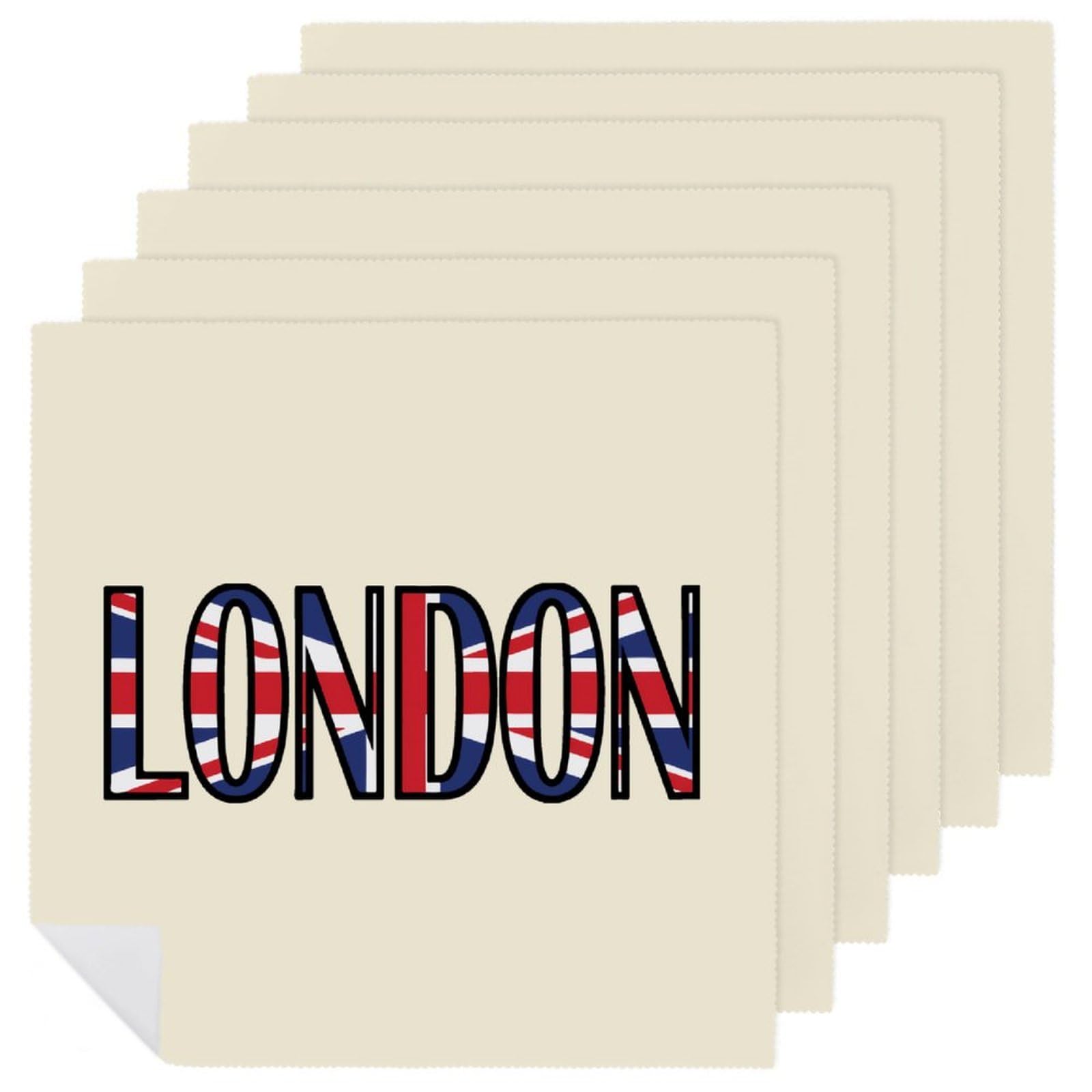 Servilletas cuadradas de alta calidad y tacto suave estilo Londres