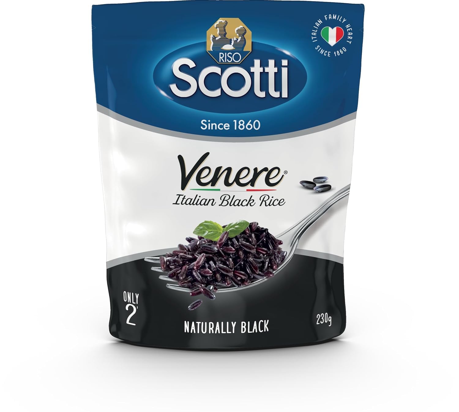 Riso Scotti Microwaveable Venere Rice (Black Wholegrain) 230g