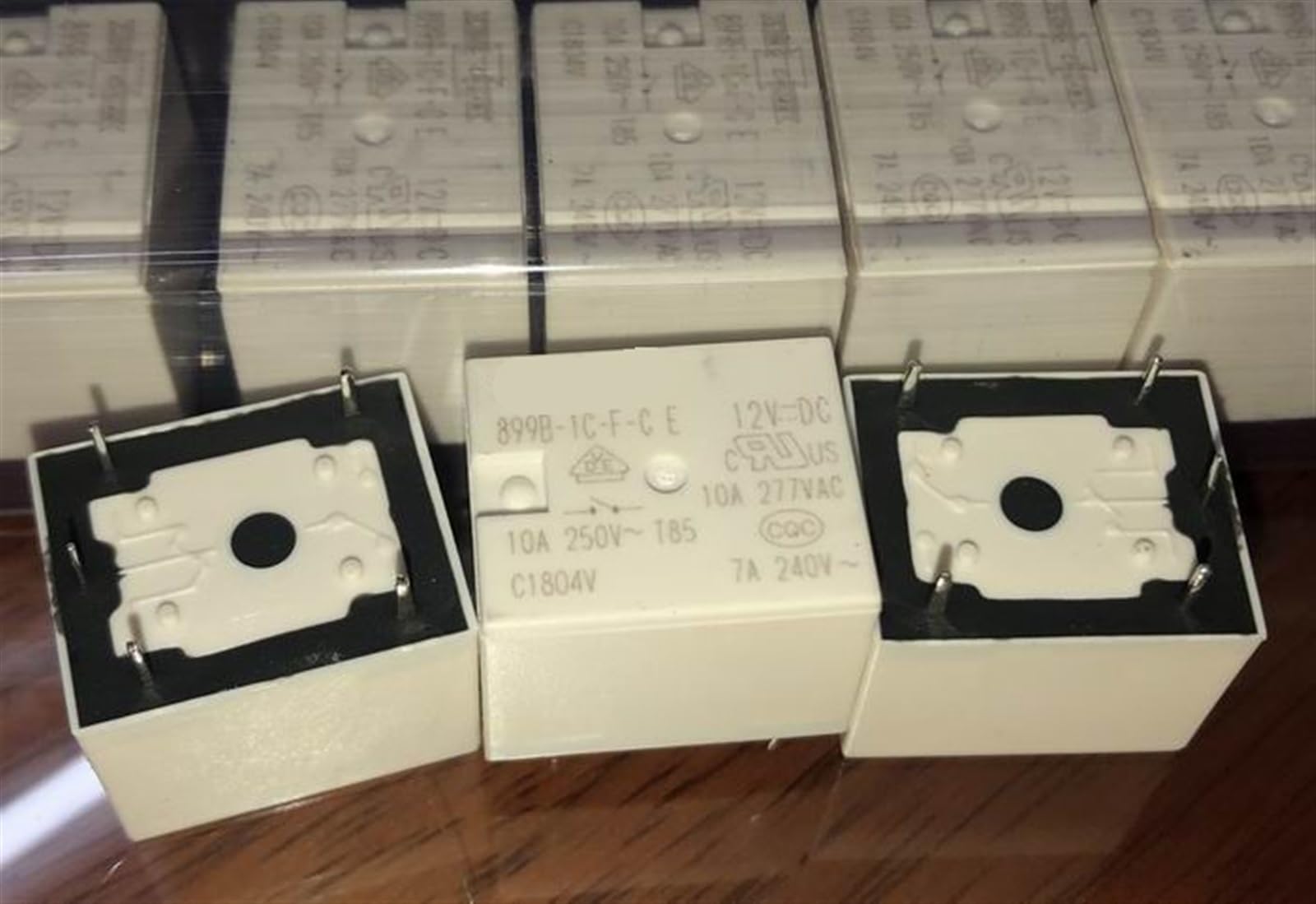 899-1C-C 24VDC 899-1C-FC 12VDC 899B-1C-FC 12VDC (T73-1C-12V/24V-10A) Relais 5 Broches 1 pièces (Size : 899B-1C-F-C 12VDC)