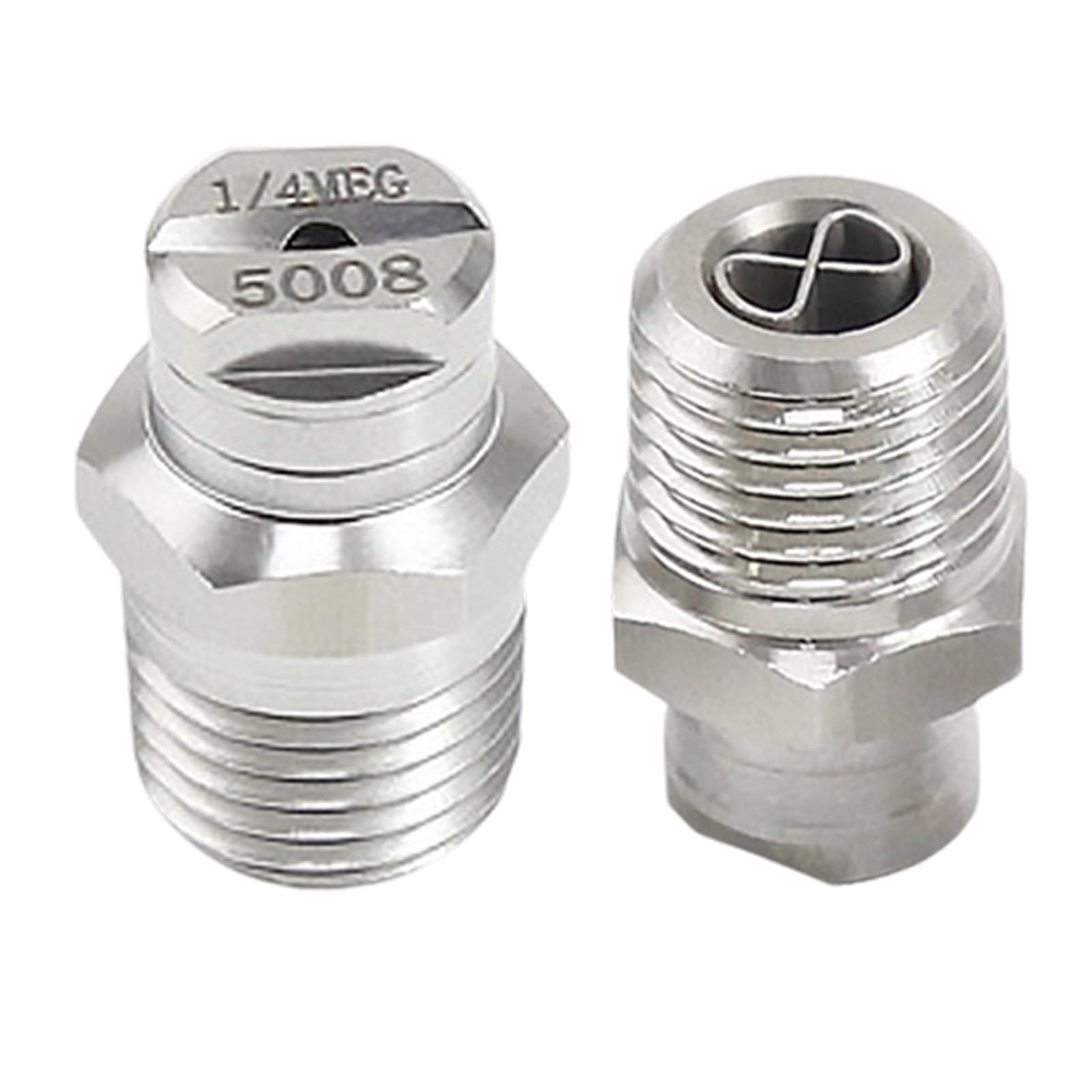 Upgrades Steel Fan Type Sprays Nozzle with Uniform Water Distribution Simple Installs for Various Applications Rustproof Steel
