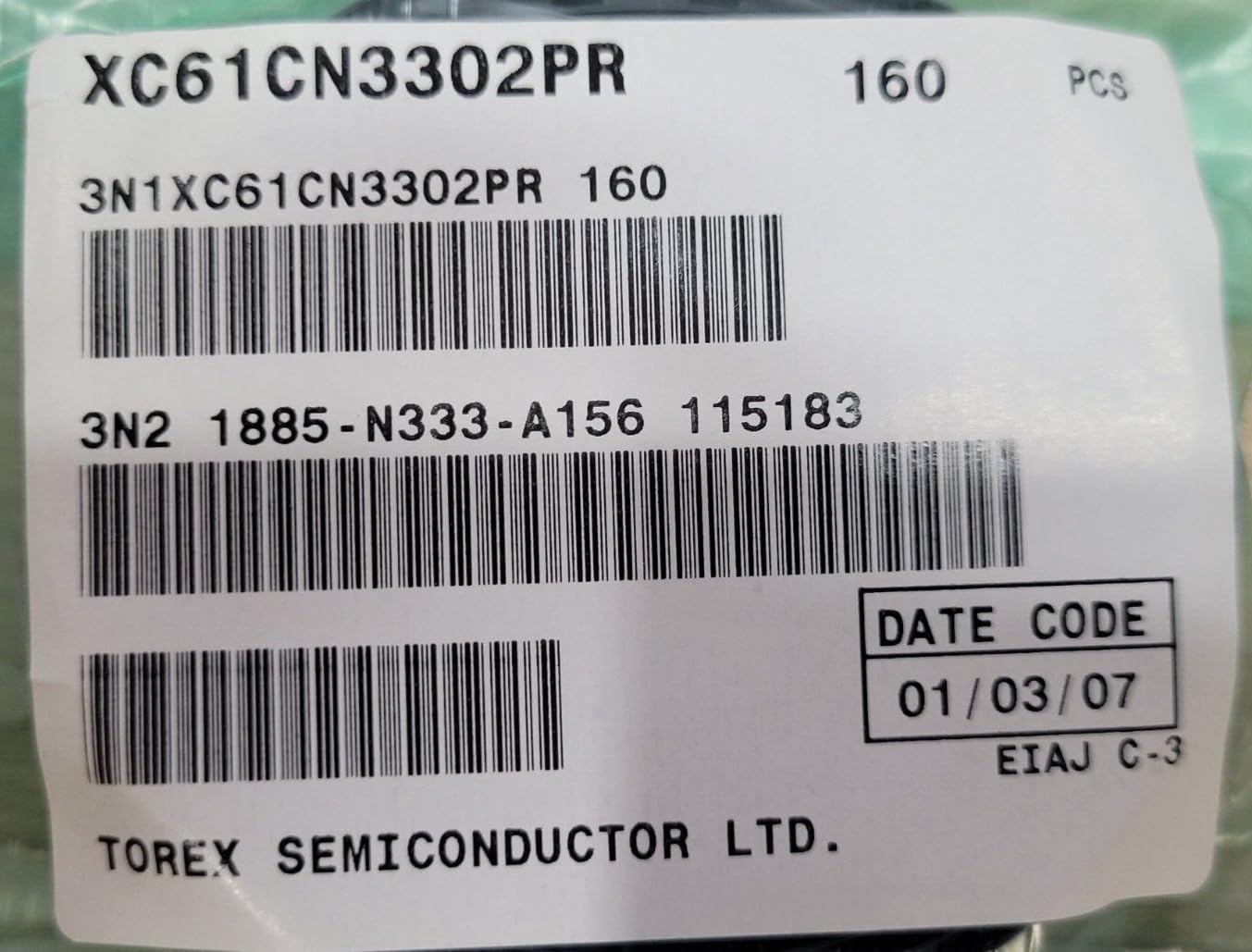 (10 PC) XC61CN3302PR TOREX