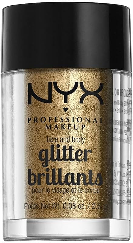 NYX Cosmetics Face & Body Glitter Bronze