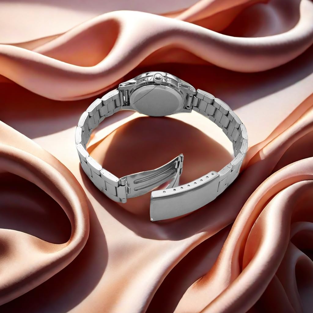 Taktile Armbanduhr aus Edelstahl für blinde Menschen oder ältere Menschen, batteriebetrieben, für Männer oder Frauen