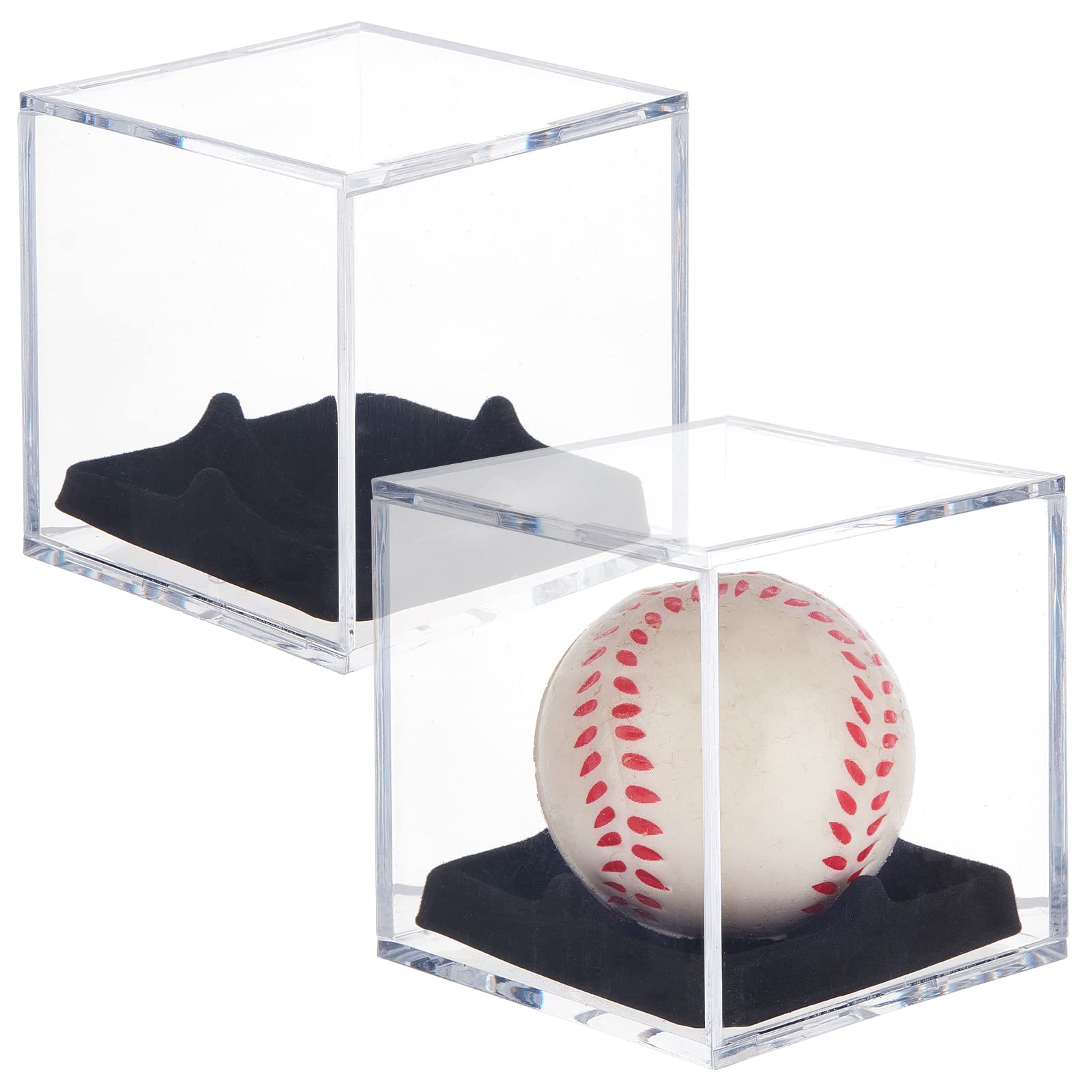 Acryl-Baseball-Vitrine (8x8x8 Cm) – Klare Aufbewahrungsbox Für Offizielle Baseballs & Sammlerstücke