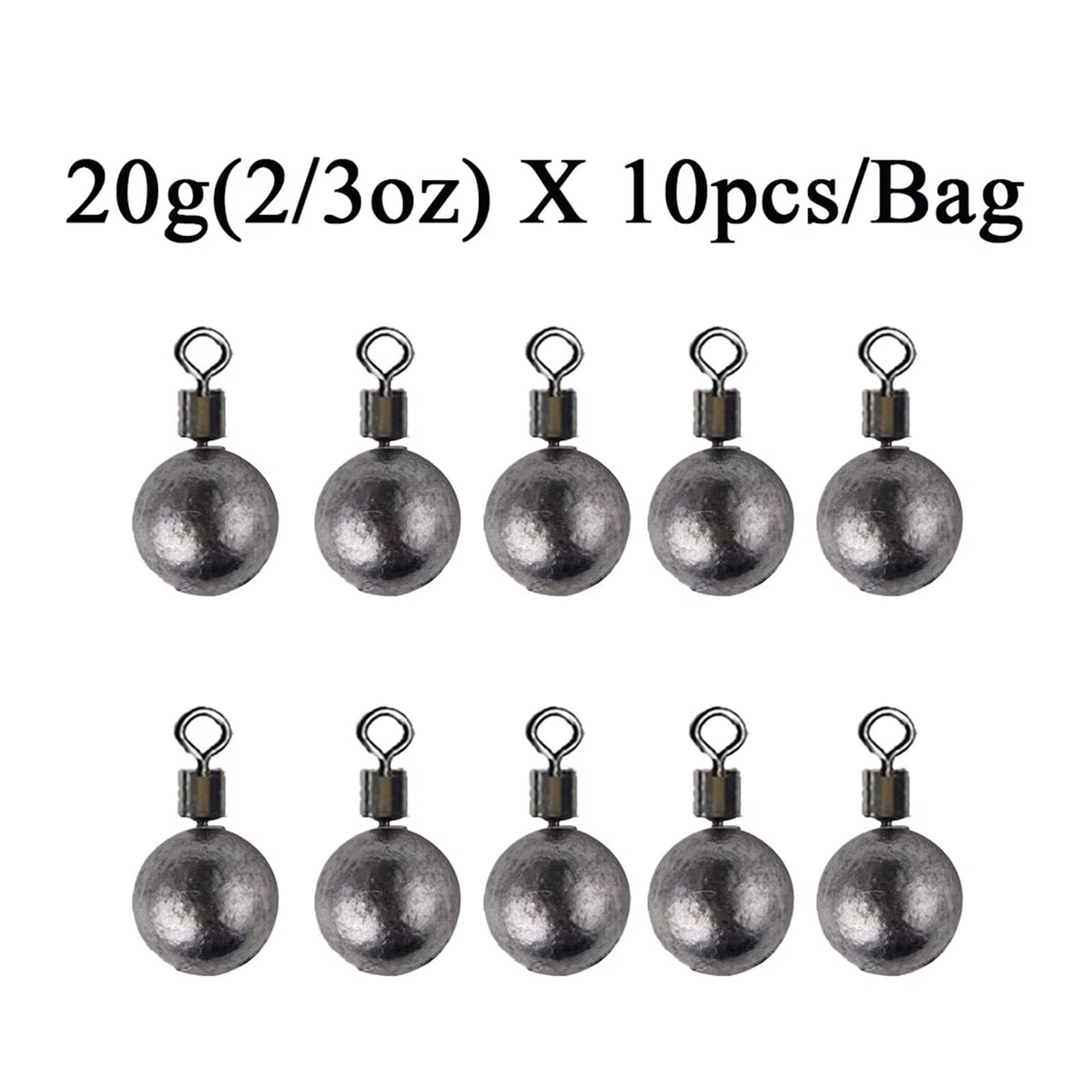 10 pezzi/lotto pesi da pesca piombi 3,5 g 7 14 20 accessori for attrezzatura