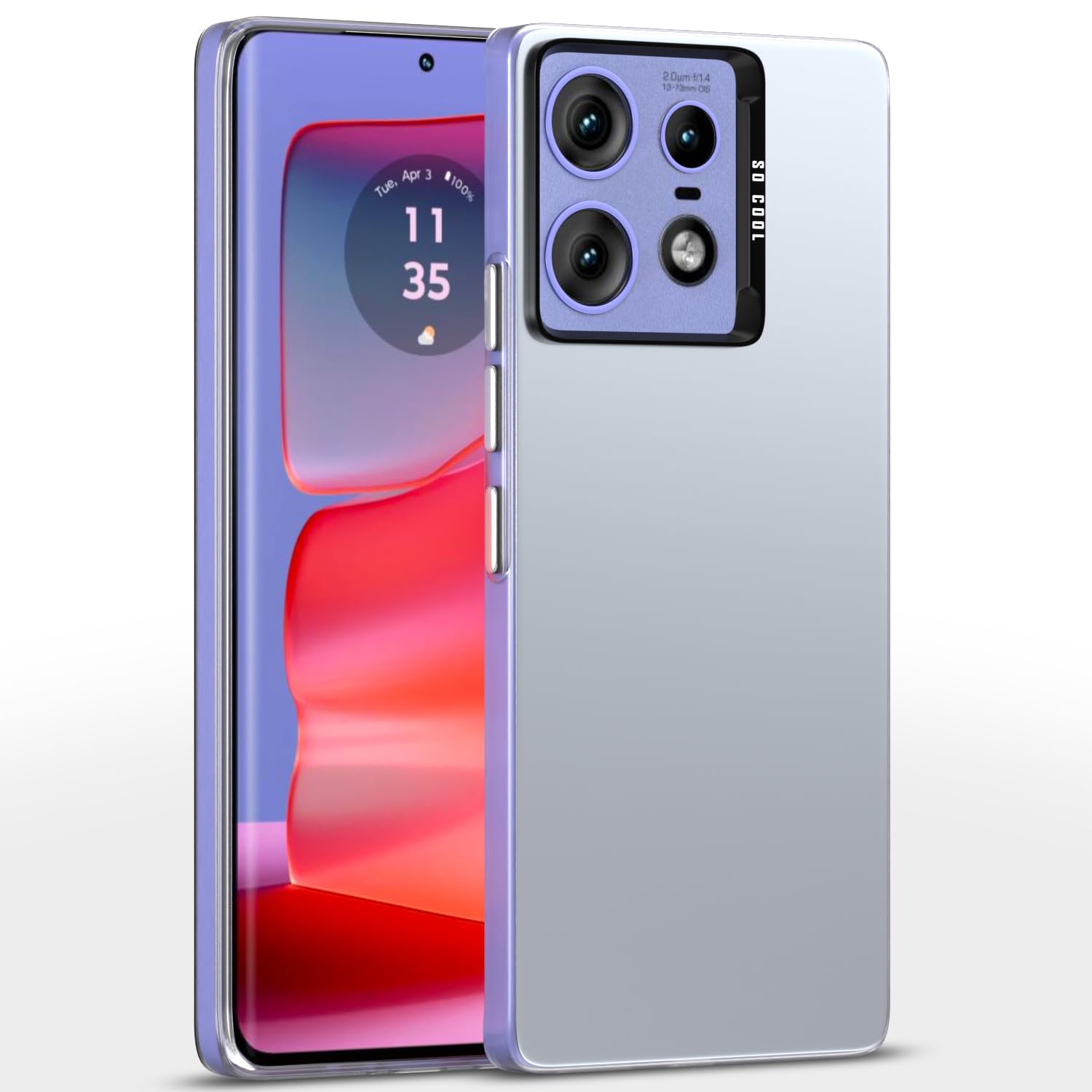 Pikkme Back Cover So Cool Anti-Fingerprint Matte Finish and Shockproof Hard Protection Bumper Case for Moto Edge 50 Pro 5G (Silver) (B0D8L9SS4X) Amazon Price History, Amazon Price Tracker