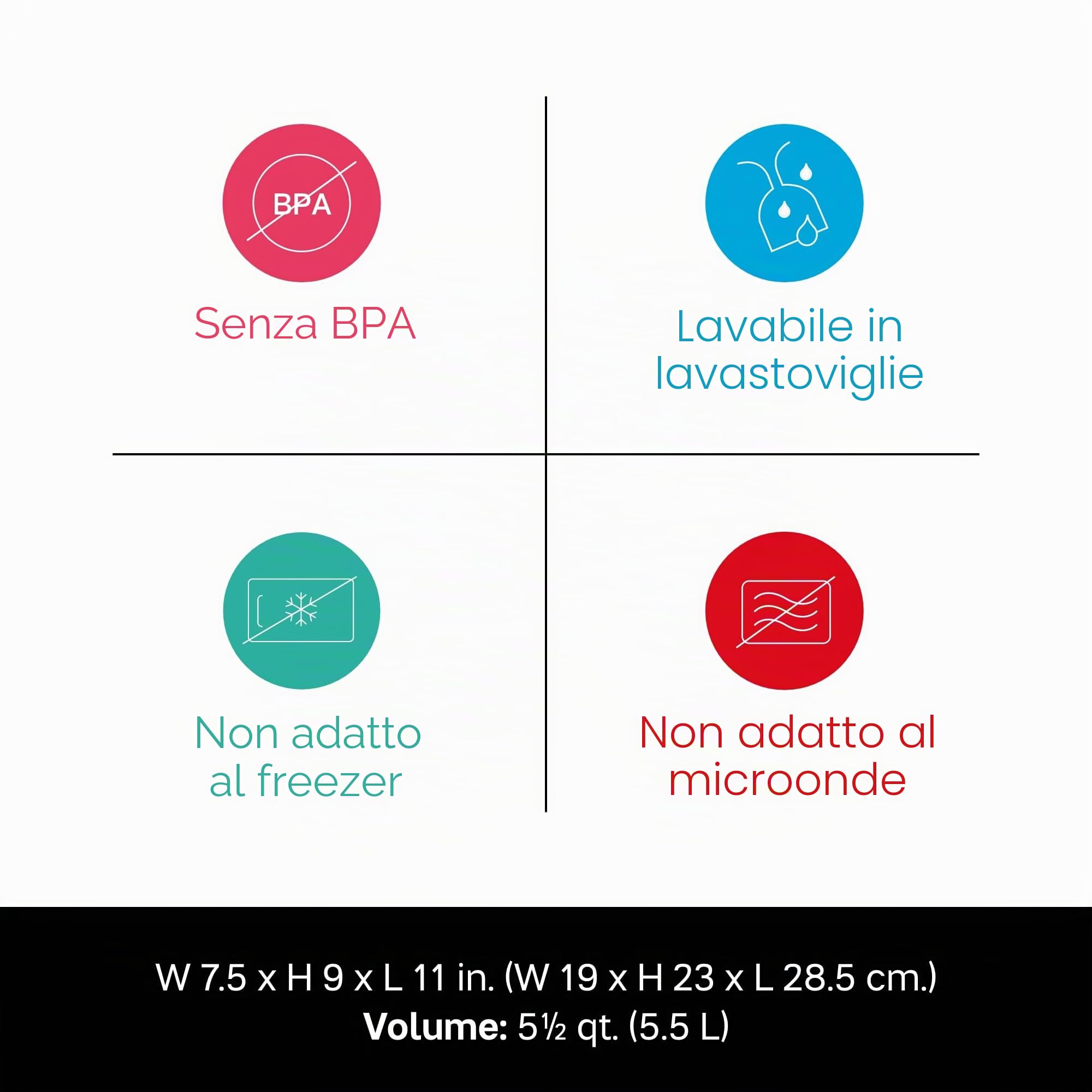 Tupperware Contenitore intelligente per patate, prolunga la durata di conservazione delle patate, comprese le patate dolci, facile da pulire