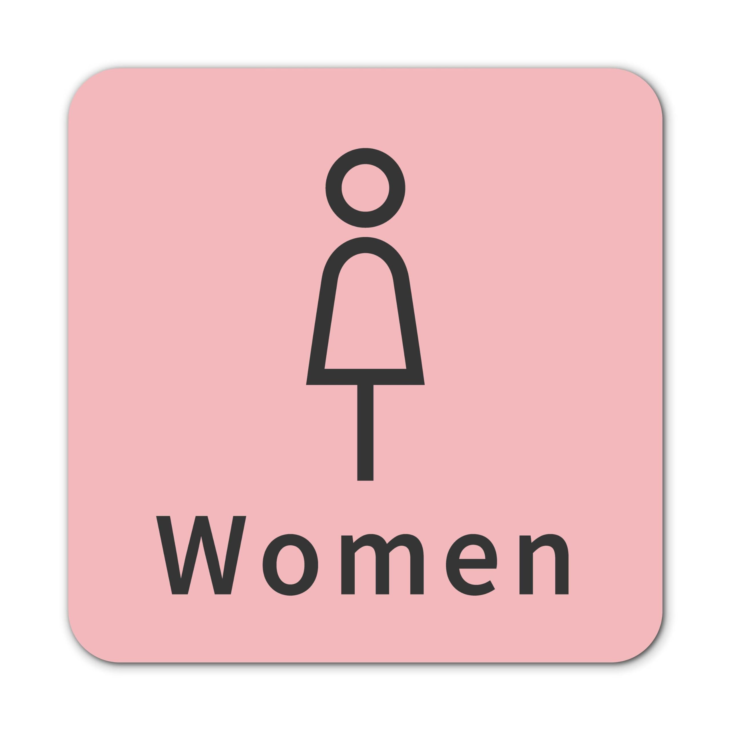 ♡トイレプレート♡ピンクマーブル Amazon | かたちラボ トイレステッカー シール [Women] ピンク 15×15cm