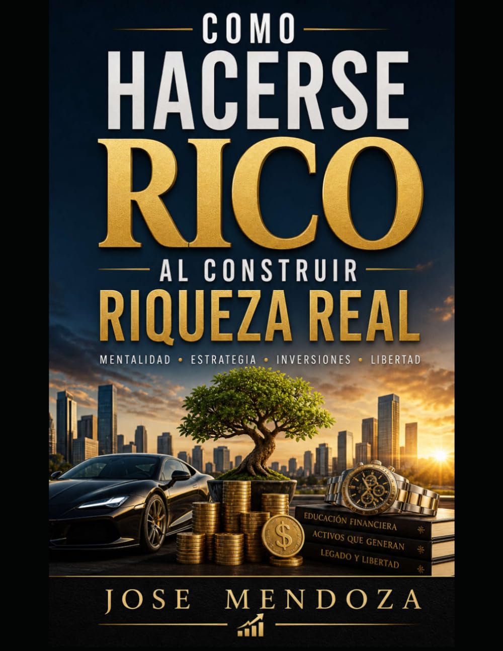 COMO HACERSE RICO AL CONSTRUIR RIQUEZA REAL: Una guía práctica para alcanzar la libertad ﬁnanciera! ("Cómo ser rico y millonario")