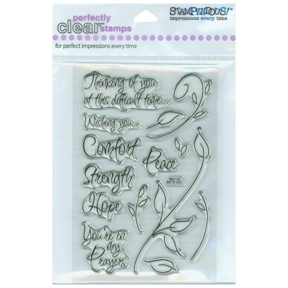 Set Di Timbri Trasparenti In Silicone - Stampendous Perfectly Clear Stamps - Tema Gatti, Per Scrapbooking E Cardmaking