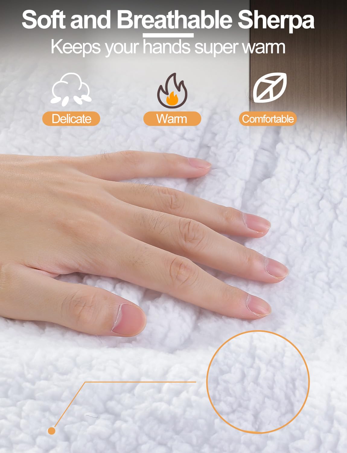 Manoplas Carro Bebe, Impermeable y Cortaviento Guantes Carro Bebe Invierno con Bolsillo para Celular, Guantes para Cochecito Bebe Forro de Felpa Para Todos los Cochecitos - Negro