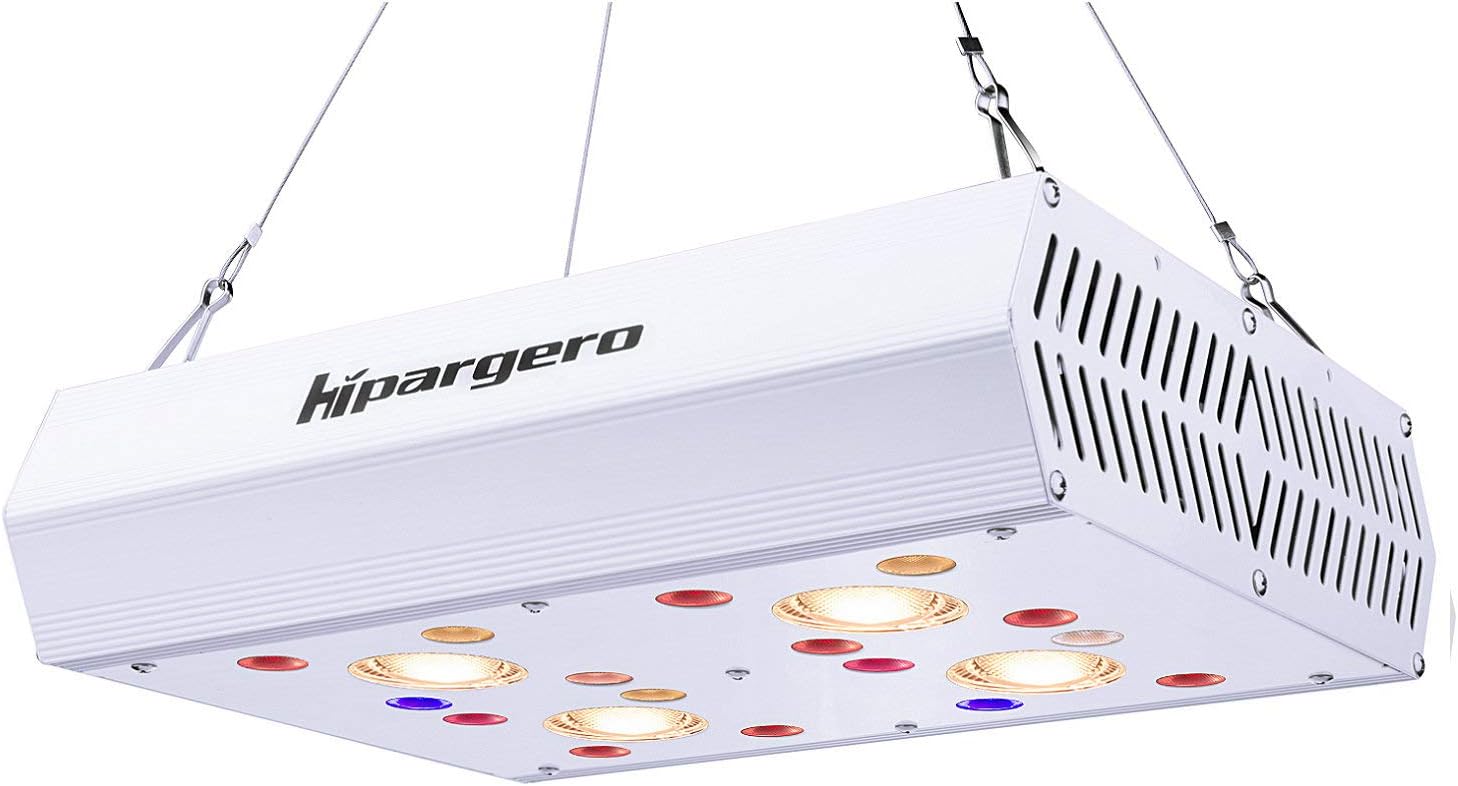 LED Grow Light - 800W COB LED Grow Lights Fixture Full Spectrum 3000K COBs and 3W Chips with UV IR for Indoor Plants Veg and Flower Lighting