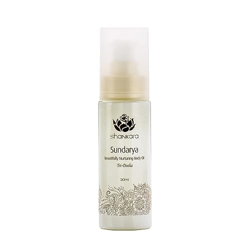Miniatura 1 de Shankara Aceite corporal Sundarya para mujeres y hombres con jazmín, ylang, geranio rosa, girasol, aloe vera y sésamo, aceite corporal hidratante
