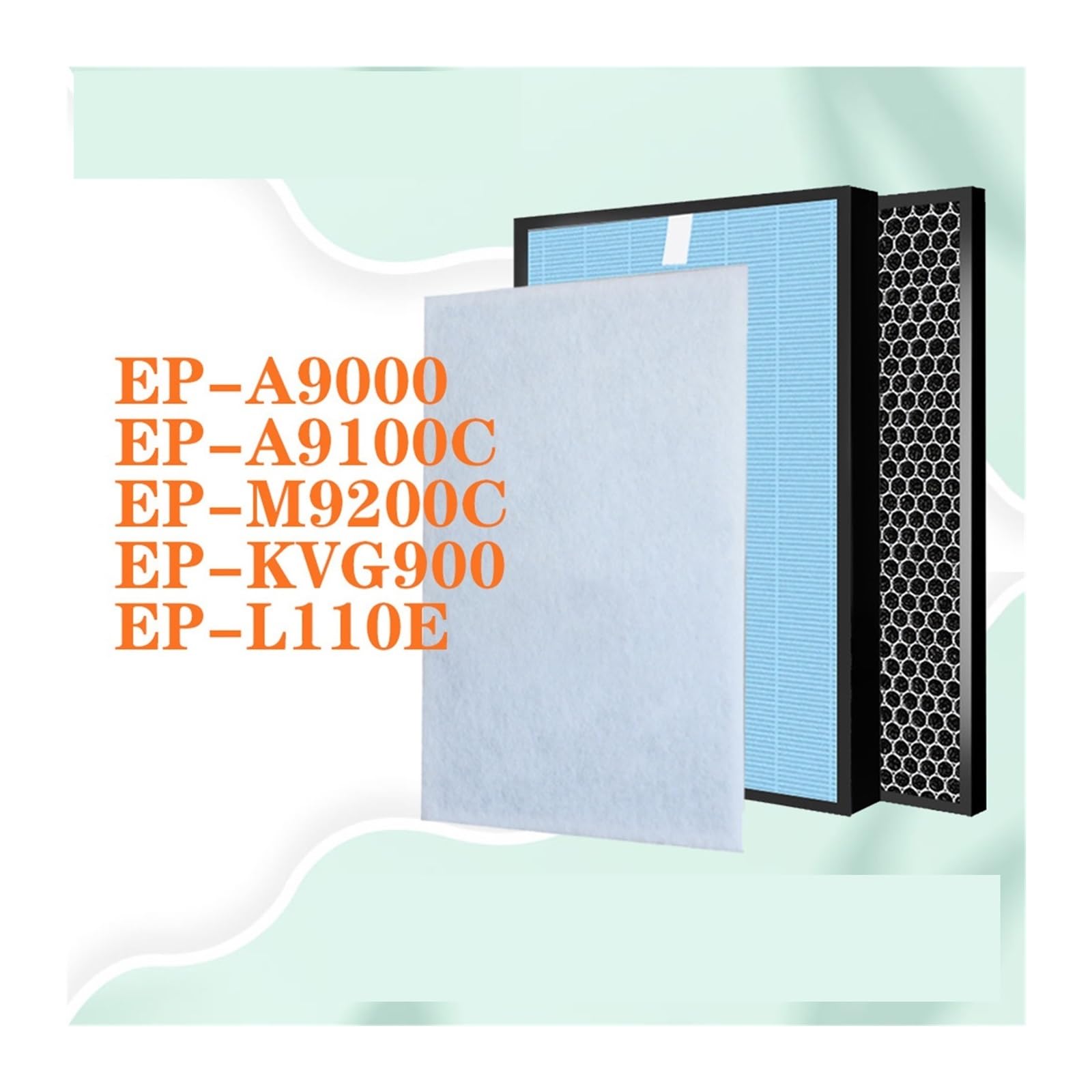 Zamienny Oczyszczacz Powietrza, Kompatybilny Z Hitachi | Zapasowy oczyszczacz powietrza, do EP-A9000 EP-A9100C EP-M9200C EP-KVG900 EP-L110E(B)