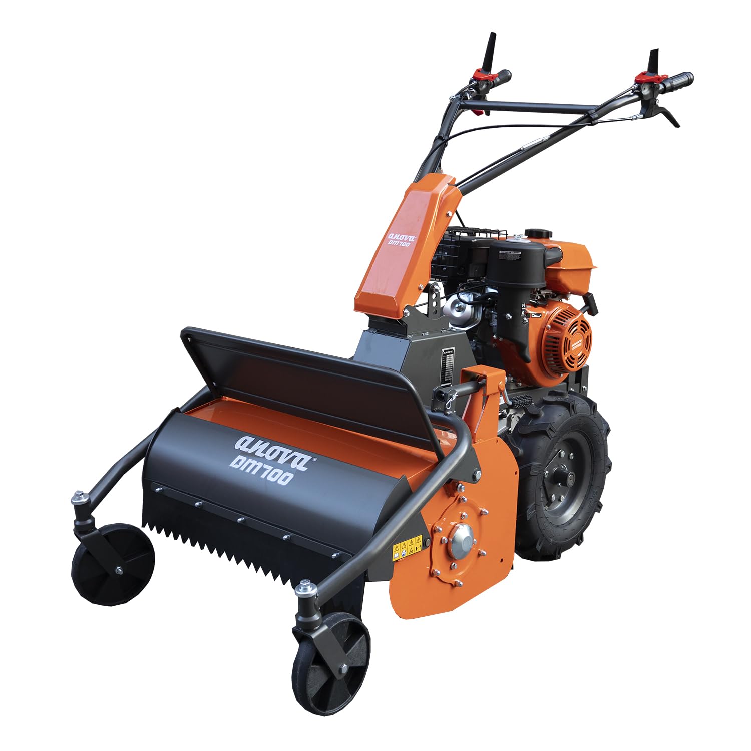 ANOVA | Desbrozadora de martillos de Gasolina 302 CC y 8,6 HP | Ancho de Corte 70 cm | 36 Cuchillas | Trituradora de Hierba Alta y Matorral
