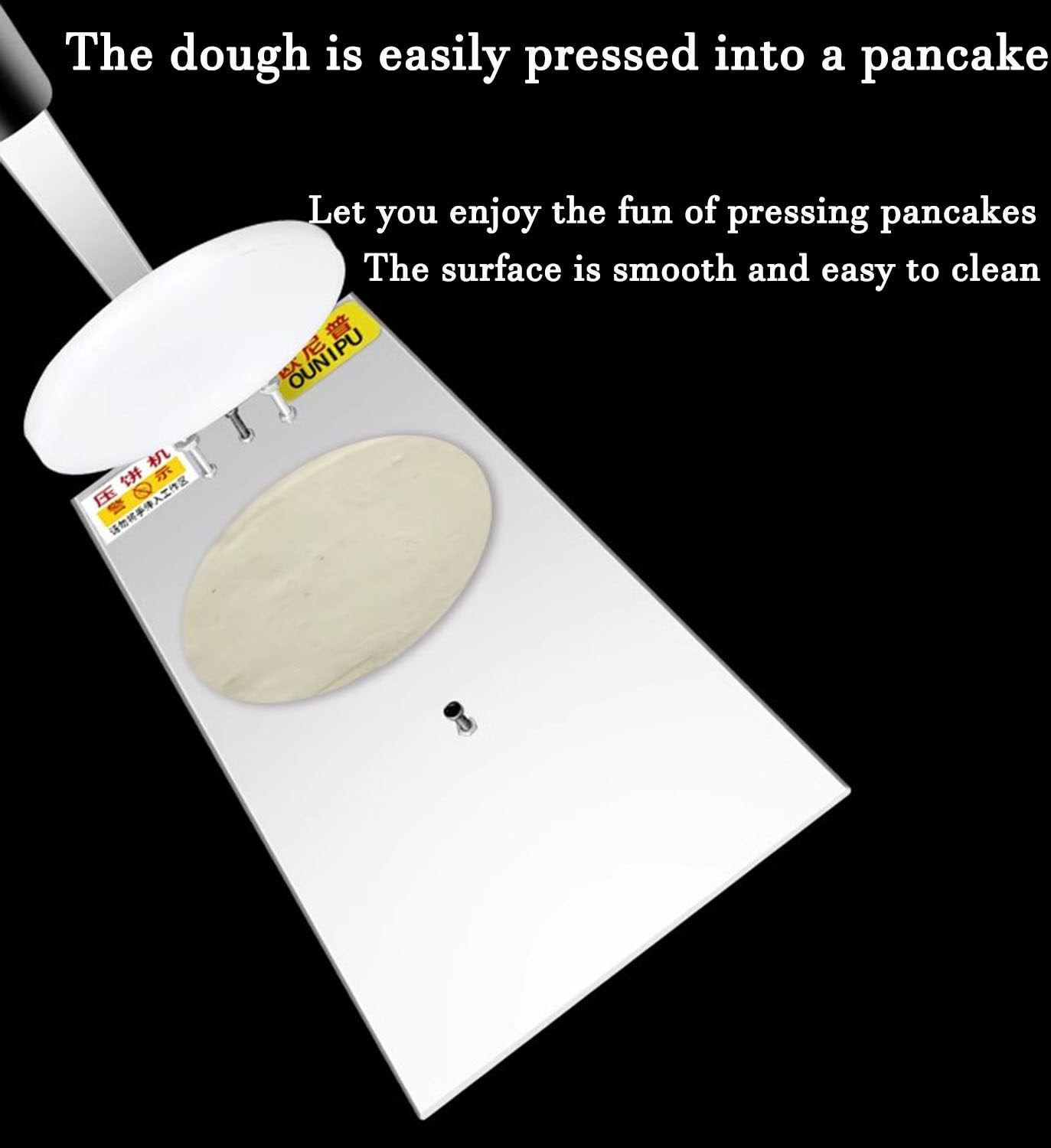 Pressa per Pasta per Pizza, Pressa per Pizza Manuale, Pressa per Pizza in Acciaio Inossidabile, Sfogliatrice per Pasta, Pizzaiolo, Pressa per Pasta per Pizza 18cm