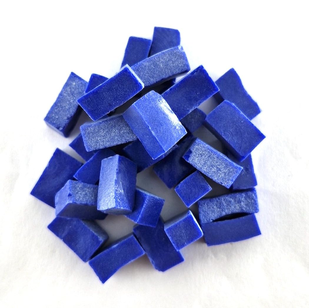 Sai Mosaic Art Smalti Glass Mosaic Blue 4002 : 75 GMS Pack-image-7