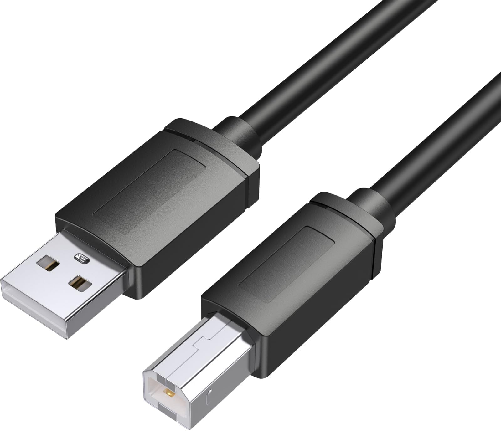 Amazon.co.jp: USB2.0 ケーブル USB-A to USB-B 変換ケーブル プラグアンドプレイ 1.5m ブラック 互換 ...