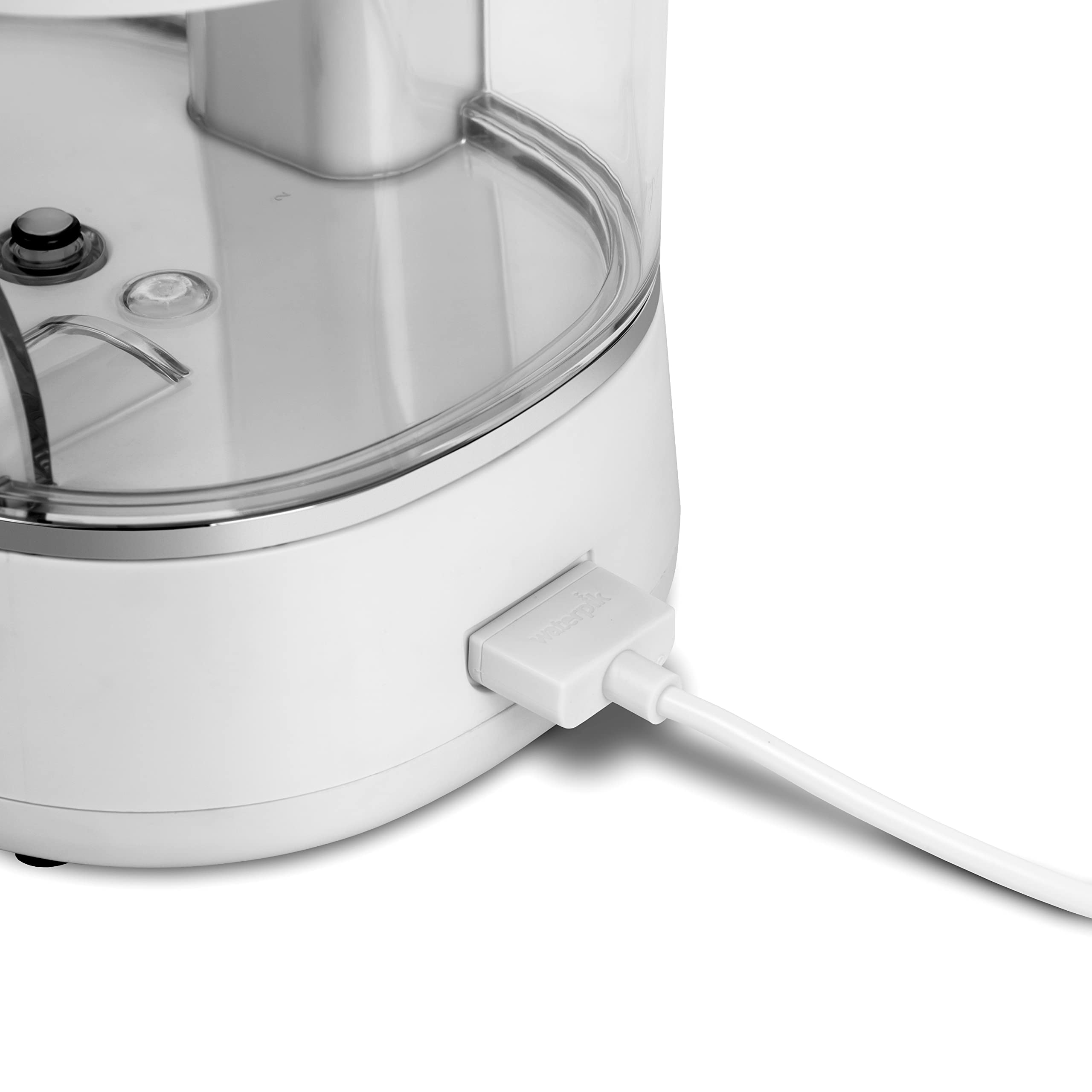 Waterpik ION WF11 - Idropulsore a getto dentale, ricaricabile, portatile, con 6 punte e 1 custodia