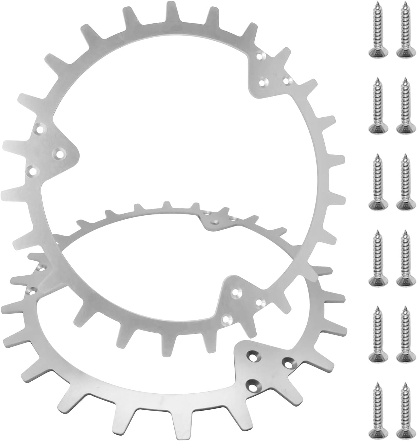 Stainless Steel Robotic Lawnmower Spikes with 12pcs Screws