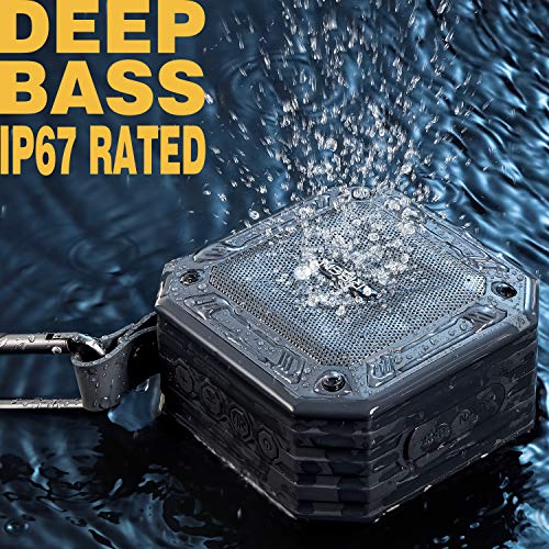 Bluetooth Speakers Portable Wireless, Shower Speaker Bluetooth Waterproof, Small Outdoor Speaker for Beach