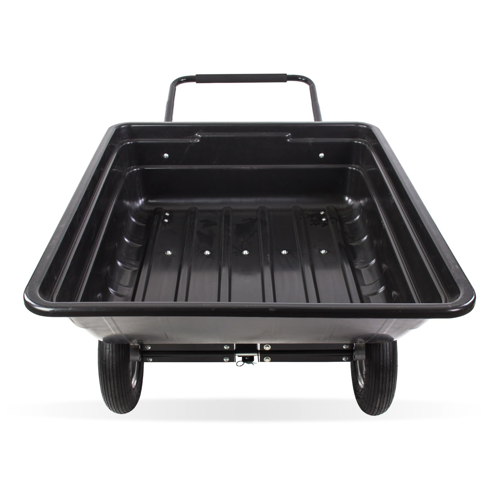 DEMA PVC XXL Schubkarre 220 L – Schubmulde, Bauschubkarre, Gartenschubkarre, 2-Rad, bis 300 kg Tragkraft, Robust & Langlebig, Ideal für Garten, Baustelle, Erde & Transport