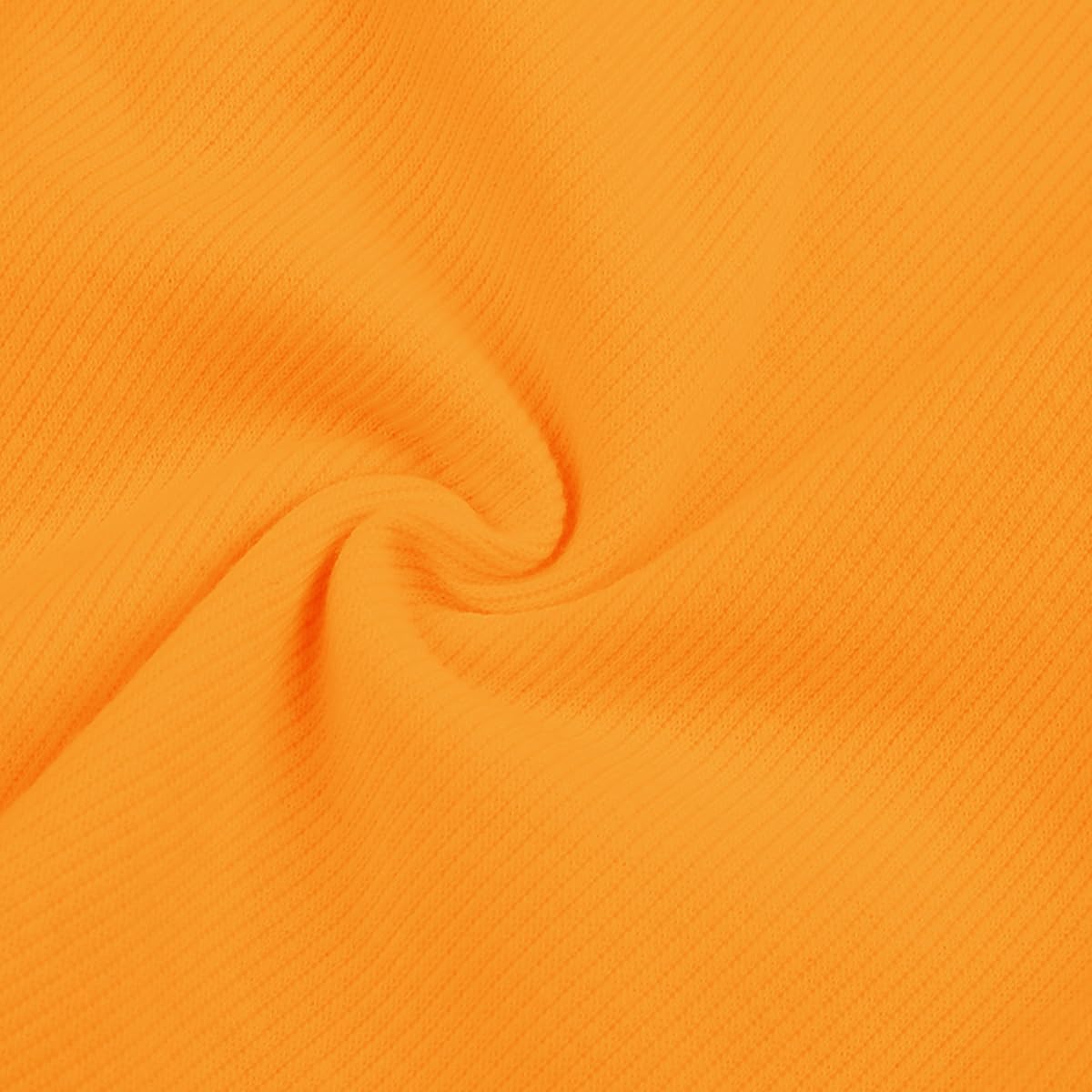 Afibi Women Ribbed Short Sleeve Square Neck Slim Fit Summer Basic T Shirts Tops - Image 4