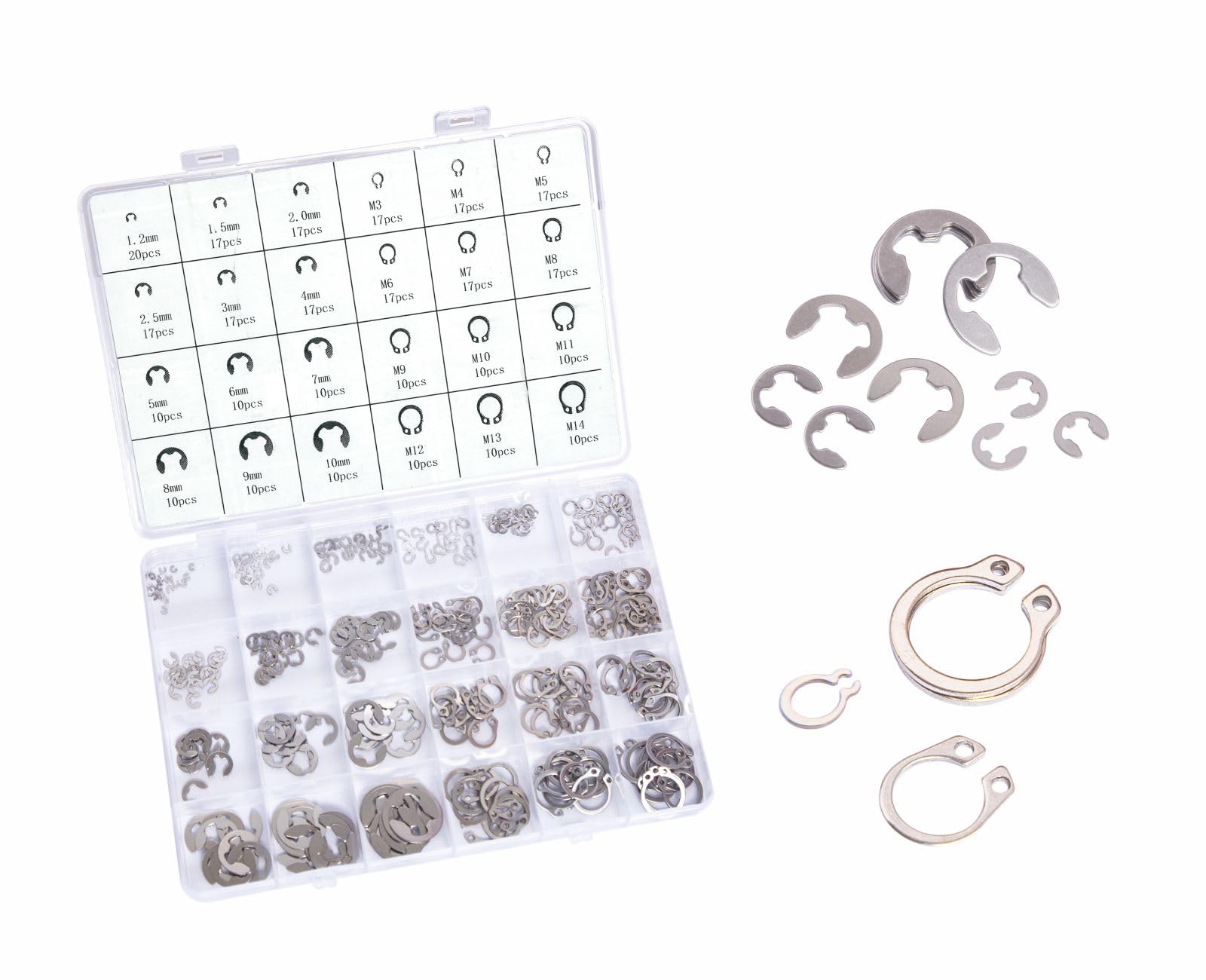 Retaining Rings & Clips - Stainless Steel Assortment -1