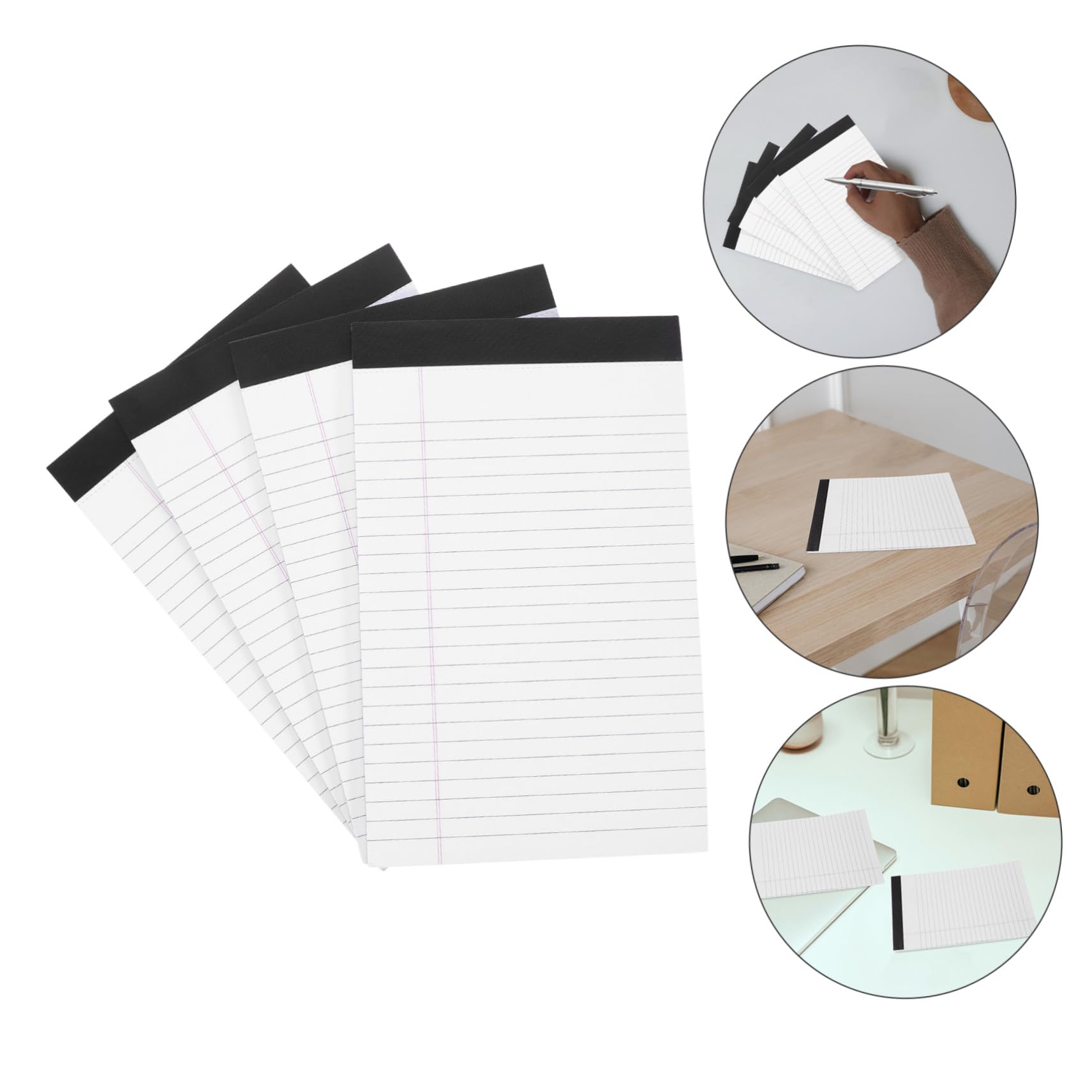 2 Pezzi Blocchi Note Lined Pad Multi Funzione Quaderni Memo Portatili con Larga Taccuini Smontabili per Ufficio e Personali