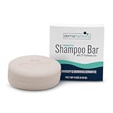 2% Pyrithione Zinc Shampoo Bar for dandruff and seborrheic dermatitis - Fragrance Free (4 Oz)