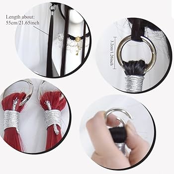 Amazon.co.jp: SCORRO 吊り下げリングポニーテールストレートウィッグ