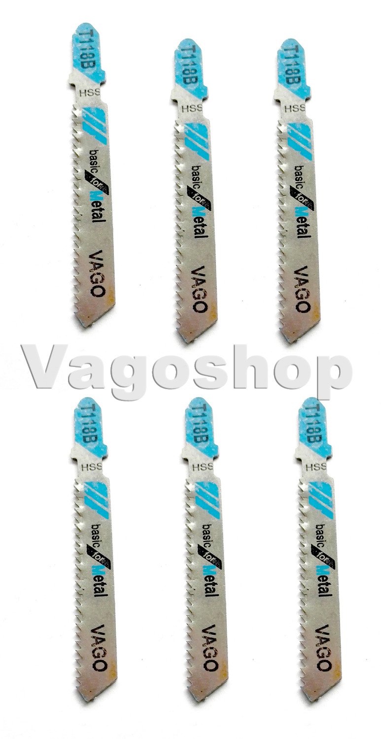 150 X lama per seghetto alternativo metallo T118B Basic for Metal, T – Lama per seghetto alternativo T 118 B