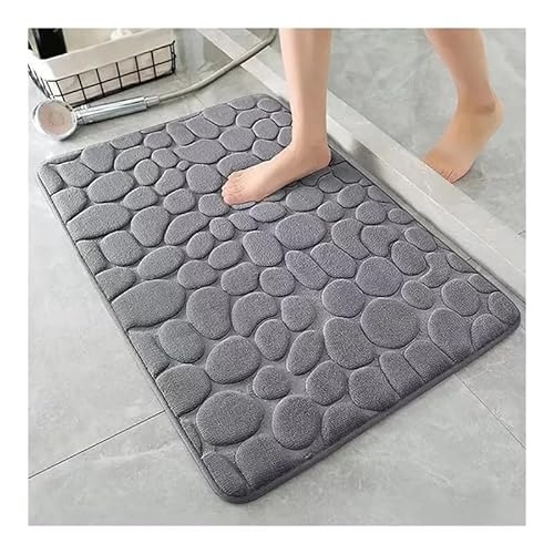 Tappetino da bagno in terra di diatomee, asciugatura rapida, antiscivolo, stile lastra di pietra, di lusso, tappeto sicuro for i piedi, morbido e naturale, assorbente, for bagno, soggiorno, camera da