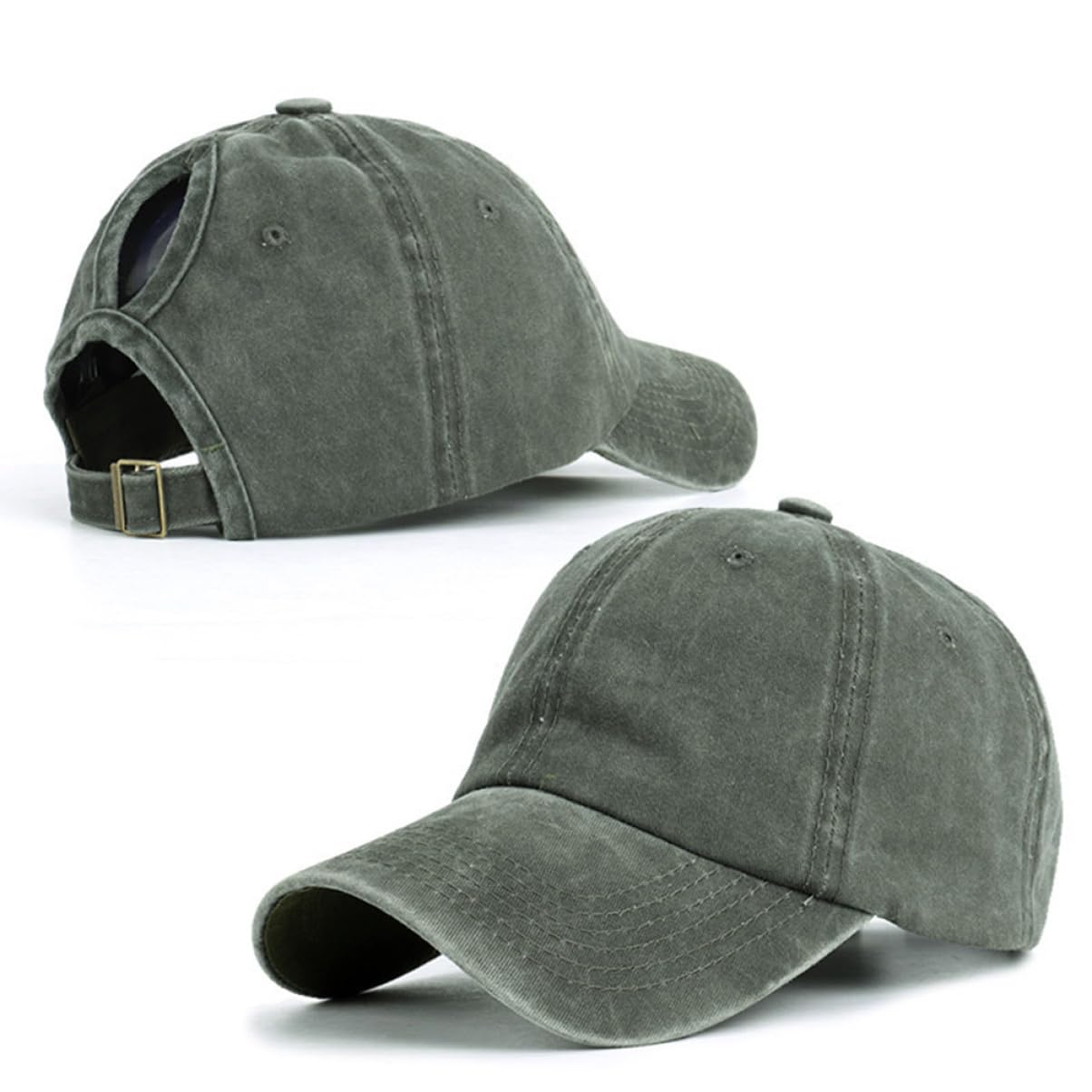 BESTYASH Berretto da Baseball Uomo Cappello Estivo da Uomo Cappellino da Baseball Unisex in Cotone Lavato Cappello Sole Capello per Sole Berretto da Sole da Baseball Green