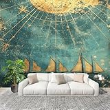 [Fresque Haute Qualité Matériau] : Ce papier peint est fabriqué en tissu non tissé et bénéficie d’une impression HD de haute qualité, Sans bulles ni plis, Même avec le temps. Il est imperméable, Résistant à la décoloration et sans odeur, Garantissant une décoration murale durable et saine pour votre intérieur. Une décoration simple qui confère à votre mur un charme artistique unique