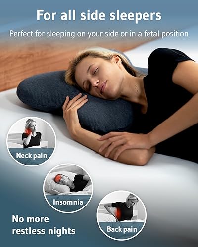 Miniatura 5 de Third of Life ACAMAR Quickdry - Almohada de espuma viscoelástica diseñada en Alemania - Ergonómica con funda de almohada extraíble de secado rápido