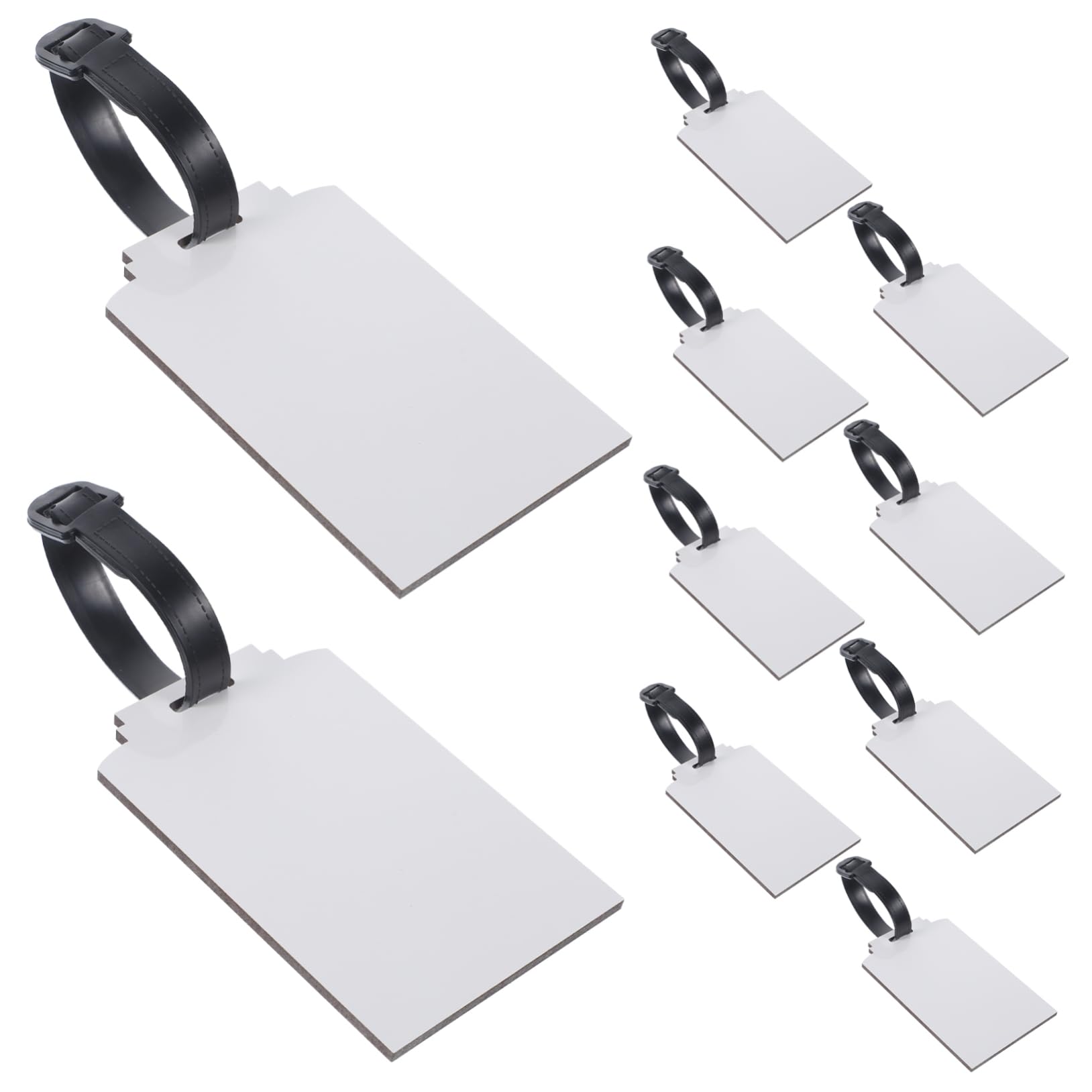 NUOBESTY 5 Set Di Etichette Per Bagagli Vuote A Trasferimento Termico Etichette Da Viaggio Etichette Per Borse Da Viaggio Etichette Per Bagagli Vuote Per Fai Da Te Etichette Per