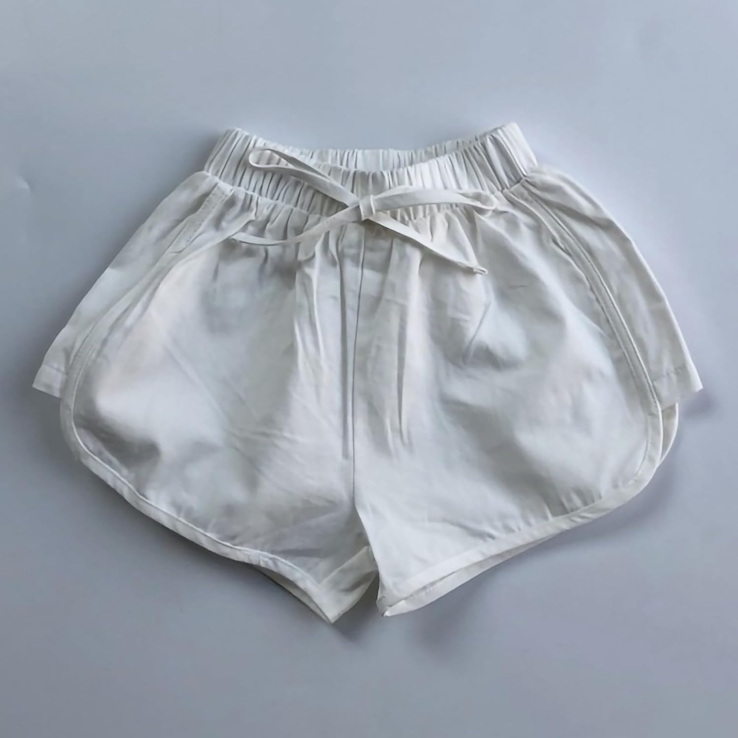 Boys Casual Shorts Kids Elastic Waist Drawstring Lightweight Athletic Shorts with Curved Hem for Summer Daily Wear 5-14Y