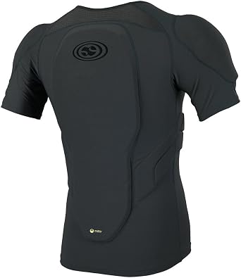 IXS Kids Trigger Upper Body Protective Jersey for Kids, Zipper Closure, X-Matter Protective Foam, Flex Zip, Grey Medium